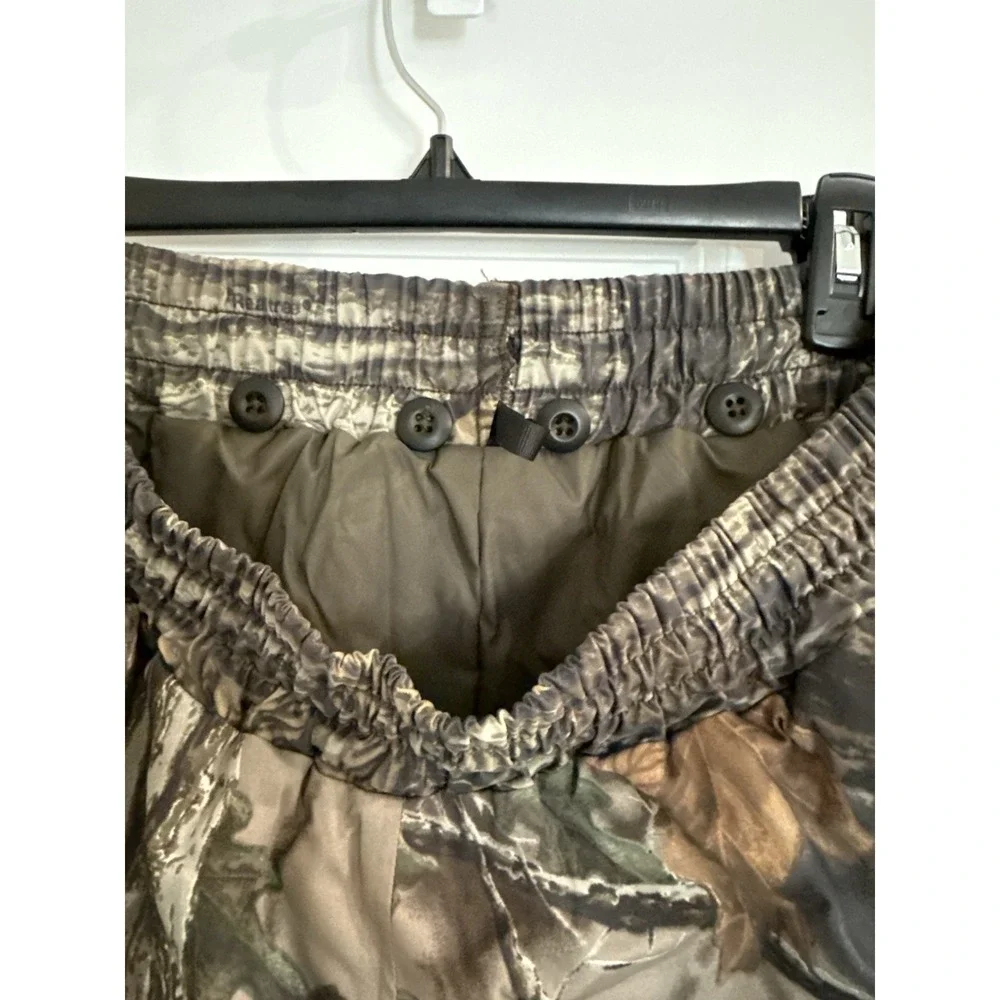 Vintage Cabelas Gore Tex Thinsulate Realtree Camo Hunting Pants Mens L USA